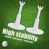 Yosoo Health Gear 2 PCS Golf Tees, Adjustable Height White