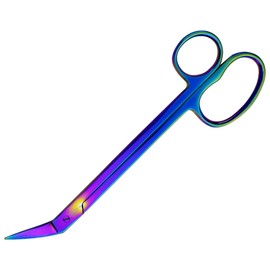 Long Handled Toenail Clippers for Thick Nails, 7.5" Angled Tip Long Handled Nail Scissors for Toenails, Heavy Duty long handled Toenail Scissors for Thick Nails, Podiatry Tools for Elderly, Back Pain