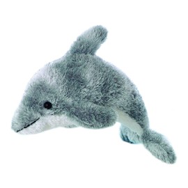 Aurora, 13272, Mini Flopsies Dorsey Dolphin, 8In, Soft Toy, Grey
