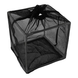 Pond Pump Filter Box, 10.24in Nylon Basket Anti-Clogging Cube Water Pump Mesh Bags Cage for Koi Ponds Waterfalls and Fountains