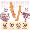 TailParty Turkey Tendons for Dogs, Small Dogs Training Treats, Natural