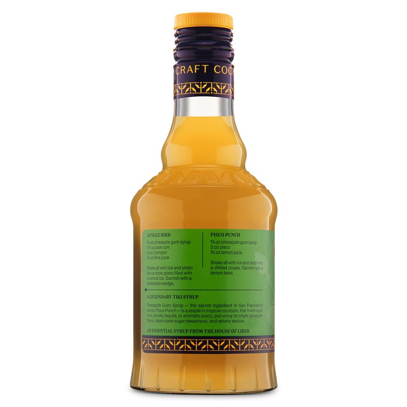 Liber & Co. Pineapple Gum Syrup (12.7 oz) - Craft