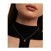 PDPaola Mini Letter A Necklace Letter Name Chain Gold, Sterling