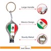 SandT Collection Mexico Souvenir Keychain with Nail Clipper and Bottle