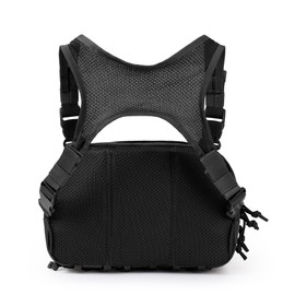 Mardingtop Tactical Chest Bag Molle Vest Pouch Chest Rig for Outdoor Adventure Cycling, Tm6604a-Black