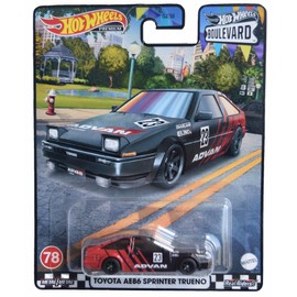 Hot Wheels Toyota AE86 Sprinter Trueno, Boulevard Premium Series 78
