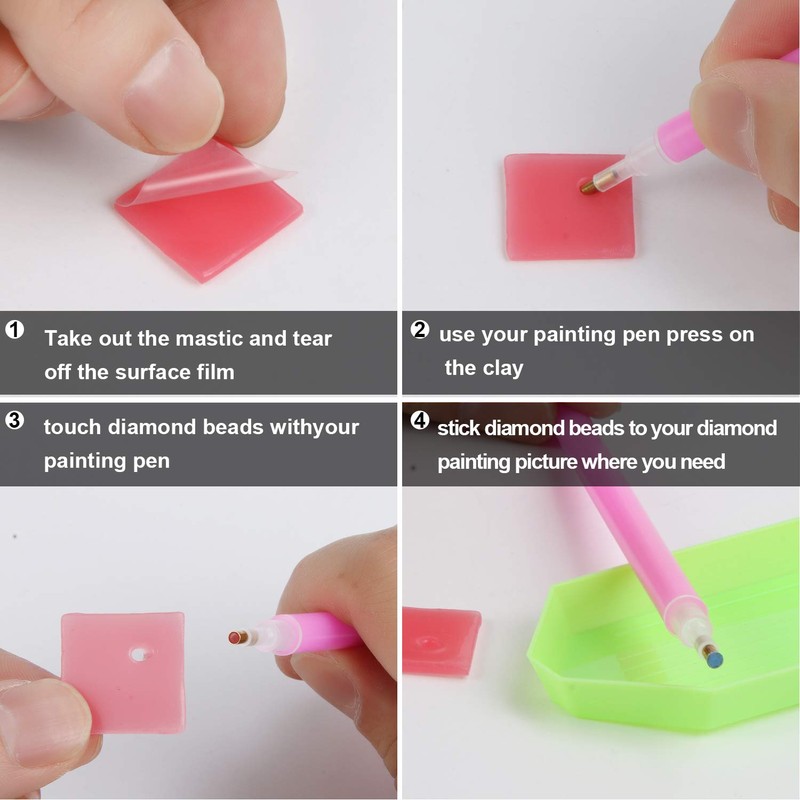 Painting Glue Clay DIY Diamond Embroidery Wax Tool Set (60)