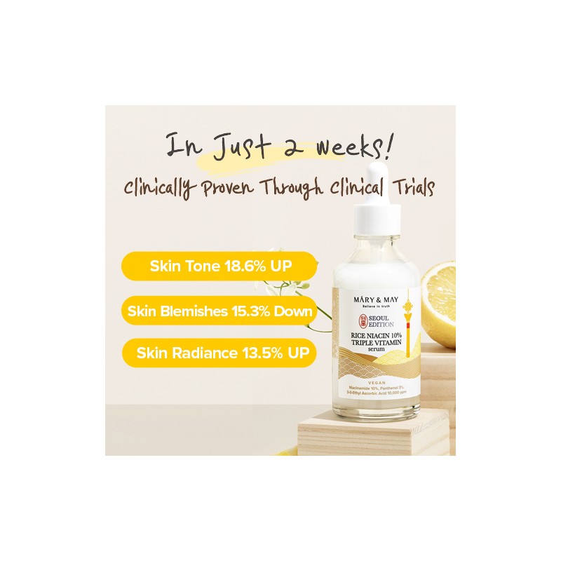 Mary&May [Mary&May]Rice Niacin 10% Triple Vitamin Serum 80ml