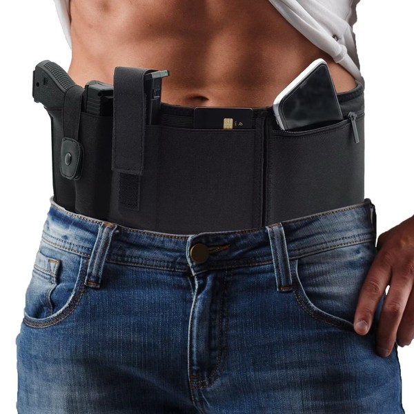HEIMORIOTO Belly Band Gun Holster for Men&Women, Waist Band for
