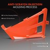 A-Premium Orange Plastic Gas Tank Side Covers with Grill Compatible