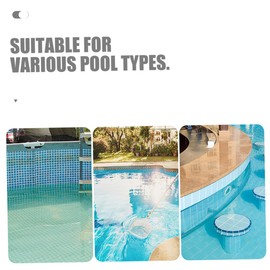 Parliky Skimmer Cover for Pool Replacement Accessory Square Deck Lid Pp Material 10x10in
