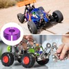 sourcing map Aluminum 12mm Wheel Hex Hubs Drive Adapters Purple