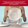 GUZZINI 10" Salad Spinner with Lid - White, Wash, Spin
