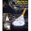 Rechargeable Flashlight High Lumens- Super Bright Magnetic Flash Light with