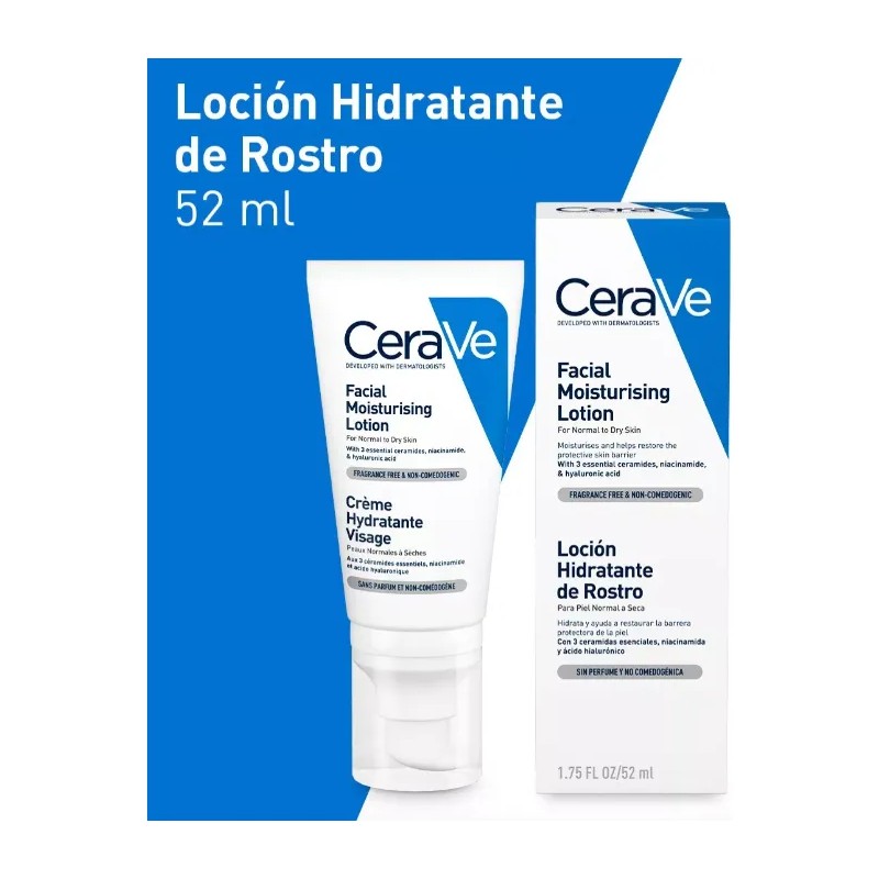 Loción Hidratante De Rostro Am Fps30 Piel Normal/seca 52ml*2