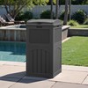 Greesum 33 Package Delivery Box for Outside, Patio Waterproof Resin