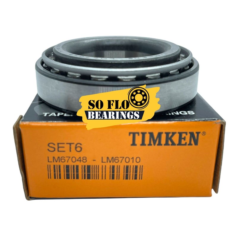Set 6 TIMKEN / LM67010-LM67048
