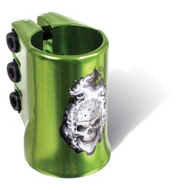 Madd Gear Hot Head Oversize Triple Clamp with Water Decal (Green)