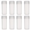 VILLCASE 100pcs Plastic Sample Bottles, 5ML Small Pill Plastic Containers