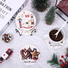 Whaline Christmas Coasters Set of 4 Nutcracker Drink Coasters Xmas