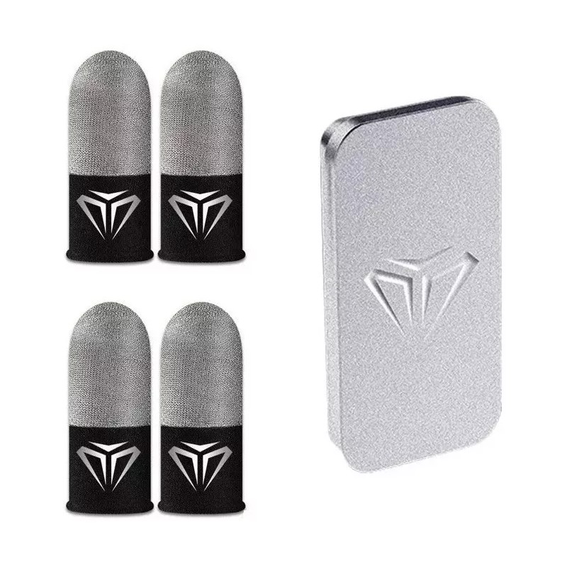 Guantes Dedales Gamer Original Touch Profesional 4pzs
