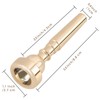 EastRock 3C Trumpet Mouthpiece Gold Bb Trompeta Mouthpiece Trumpet Instrument