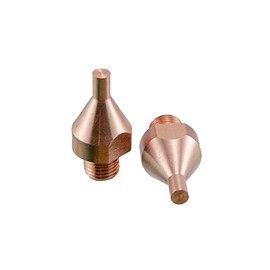 Close Clearance Spot Welding Tips 3/16" w/ 3/8-24 Thread Fits Miller style Spot Welders - 1 Pair