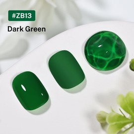 OpenLive 16.5ml Dark Green Nail Polish Large Volume Quick Dry Nail Polish, Long Lasting Shine, Fingernail Toenail Nail Art DIY Home Travel Nail Art Gift