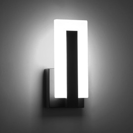 Pasoar Hardwire Modern Wall Sconces with Stepless Adjustable 10%-100% 7W Acrylic LED Wall Light Brightness Suitable for Living Room Corridor Bedside (Cool White 5500K 1 Pack)