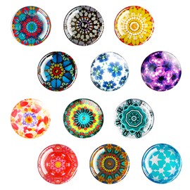 Yistoi Pack of 12 Fridge Magnets, Children's Fridge Magnets, Decorative Magnets for Fridge, for Magnetic Board, Fridge Whiteboard, Magnetic Board, Kitchen Decorative Magnets