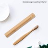 Estuche para cepillos de dientes de bambú ecológico portátil Estuche
