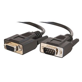 C2G 81377C2G 2M DB9 Male to DB9 Female RS232 Computer Monitor Cable, Black