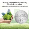 POWEROWL High Capacity CR2025 Battery (15-Pack) 2025 3v Lithium Batteries,