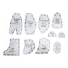 Generic Acrylic Memory Bear Template Ruler Set for Sewing Patterns
