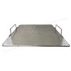 Sunrise Stainless Steel Fryer Screen with Handles (Solid Screen) (2,