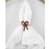 YöL Set Of 6 Deluxe Candy Cane Napkin Rings Christmas
