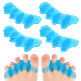 6 PCS Gel Toe Separator, Bunion Corrector, Hammer Toe Corrector for Men and Women to Loosen Toes, Relieve Bunions, Hammer Toes, Foot Alignment