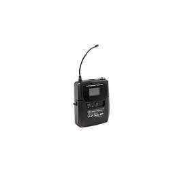 OMNITRONIC UHF-300 Pocket Transmitter 823-832/863-865MHz | Pocket Transmitter with UHF PLL Technology, Suitable for UHF-300 Series Receivers