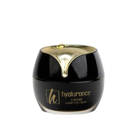 hyaluronce Caviar Luxury Eye Cream, Augencreme mit Kaviar-Extrakt und Matrixyl für strahlenden Blick, mildert Augenringe und Schwellungen,weniger Falten 15ml