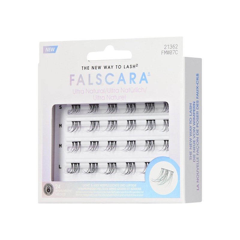 FALSCARA Ultra Natural False Eyelashes, Eyelash Extension Set, Lightweight &