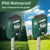 Solar Ultrasonic Animal Repellent Outdoor, Motion Activated Cat Dog Deer