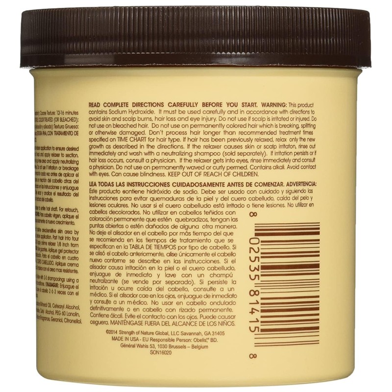 TCB No Base Creme Hair Relaxer, Regular 15 Oz,Pack of
