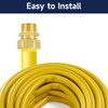 2 Pack 1/2'' CSST Male NPT Gas Line Fitting Grill