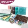 HHCFAST 160Pcs 12mm Silicone Beads for Keychain Making Bracelet Necklace,