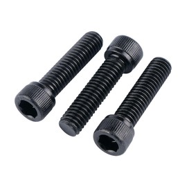 SZJIUZYD #4-40 x 1/2" Socket Head Cap Screws Allen Hex Bolts, 304 Stainless Steel 18-8, UNC Fully Machine Thread, 50Pcs Black