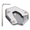 Motorcycle Kickstand Enlarged Plate Aluminium Alloy Replacement for Z650 Z900