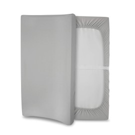 Changing Pad Cover Set - 100% Organic Cotton - 2 Pack 16X32 - Perfect for Cradle and Bassinet - Silky Soft and Hypoallergenic - Great Baby Shower/Registry Gift