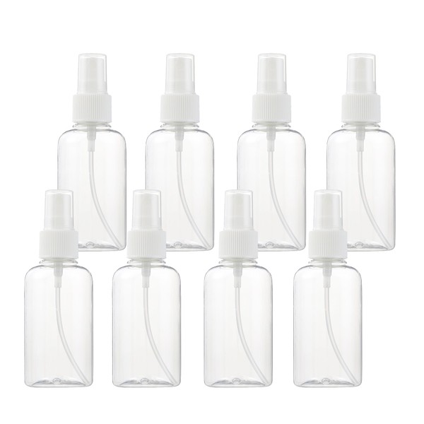 SINIDE Plastic Spray Bottles 75ML - 8 Pack 2.5 oz