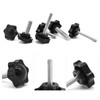 JJWNMLL 6 pieces M8 x 100 mm hexagonal plastic head