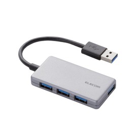 Elecom U3H-A416BSV USB 3.0 Hub 4 Port Bus Power Compact Silver